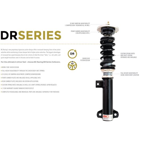 2009-2013 Infiniti G37 DR Series Coilovers (V-08-2